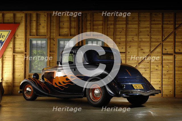Ford Custom 1934. Artist: Simon Clay.