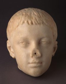 Head of Young Boy, 3rd Century. Creator: Unknown.