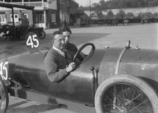 Horstman of TL Edwards, JCC 200 Mile Race, Brooklands, 1921. Artist: Bill Brunell.