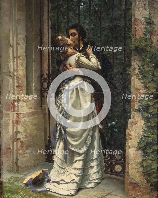 The Kiss, 1910. Creator: Allason, Silvio (1843-1912).