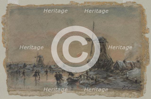 View of Arnheim, 1864. Creator: Johan Barthold Jongkind (Dutch, 1819-1891).