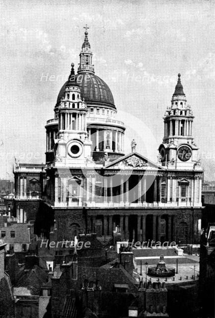 The Cathedrals of Great Britain: St. Paul's Cathedral, 1895. Creator: Francis Frith & Co.