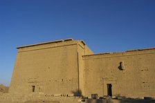 Temple of Hathor - Western side, Dendera, Egypt, 2019.  Creator: LTL.