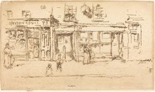 York Street, Westminster, c. 1886/1888. Creator: James Abbott McNeill Whistler.