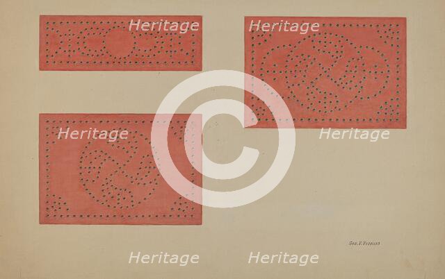 Shaker Tin Safe, c. 1939. Creator: George V. Vezolles.