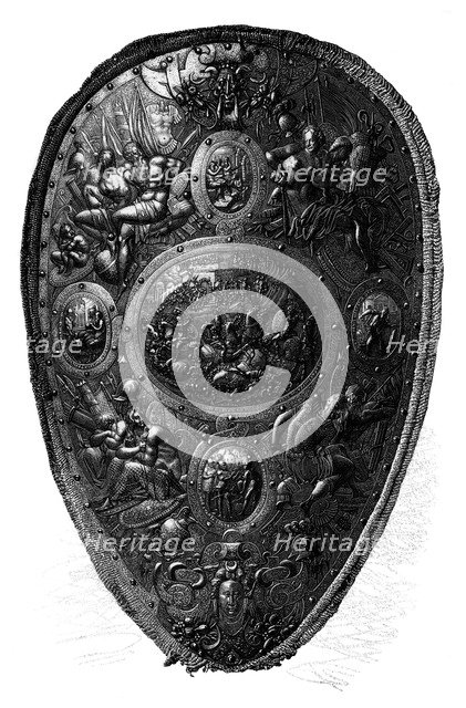 The Cellini Shield, 1882. Artist: Unknown