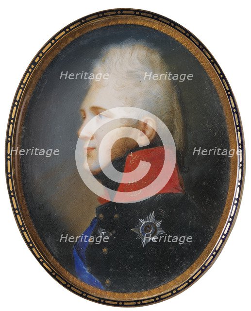Portrait of Emperor Alexander I (1777-1825), 1805. Artist: Bossi, Johann Dominik (Domenico) (1767–1853)