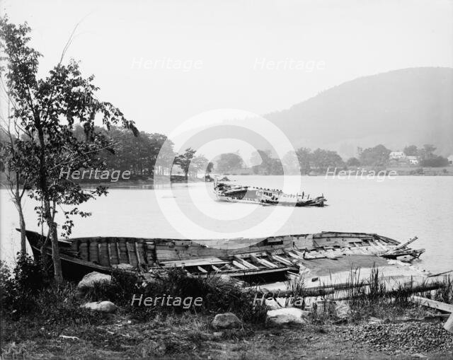 Steamboat graveyard, Lake George, N.Y., between 1900 and 1905. Creator: Unknown.