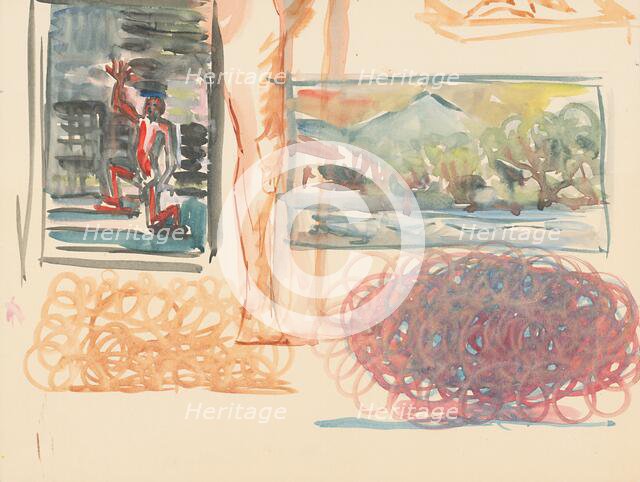 Various Watercolors, 1st half 20th century. Creator: Arnold Peter Weisz-Kubincan.