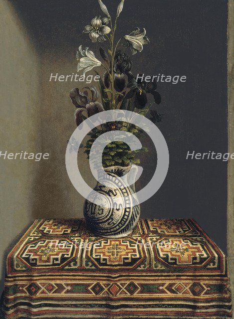 Flowers in a Jug, ca 1485. Artist: Memling, Hans (1433/40-1494)