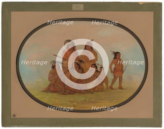 Seminolee Indians, Prisoners at Fort Moultrie, 1861/1869. Creator: George Catlin.