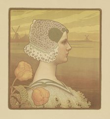 Wilhelmina Queen of the Netherlands, 1898. Creator: Berthon, Paul (1872-1909).