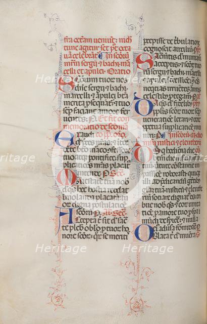 Missale: Fol. 319v: St. Francis & Full Mass of St. Francis, 1469. Creator: Bartolommeo Caporali (Italian, c. 1420-1503).