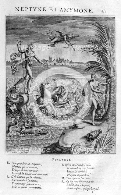 'Neptune and Amymone', 1615. Artist: Leonard Gaultier