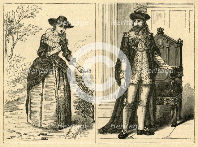 'A Lord Mayor and his Lady (Middle of Seventeenth Century)', (1897). Creator: Unknown.