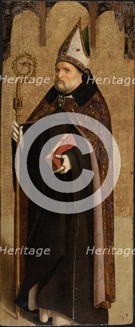 Saint Benedict of Nursia, ca 1470-1475. Creator: Antonello da Messina (ca 1430-1479).
