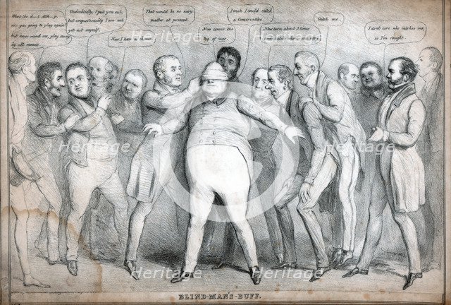 'Blind Man's Buff', early 19th century. Artist: Unknown