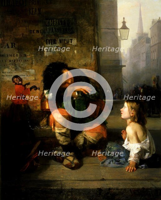 The Savoyard Boy in London, 1865. Creator: James Edward Freeman.