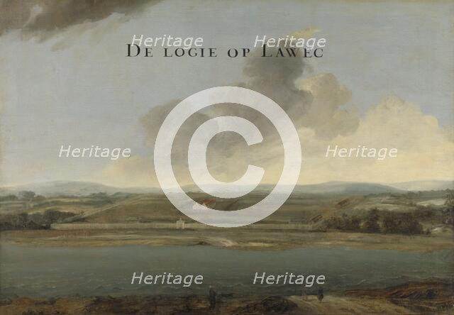 Two Views of Dutch East India Company Trading Posts: Lawec in Cambodia and Banda in the Southern Mol Creator: Johannes Vinckboons.