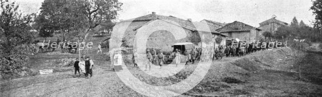 'La mort de Brindejonc des Moulinais; Obseques militaires dans un village du front', 1916 Creator: Unknown.