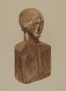 Primitive Bust, c. 1939. Creator: John Sullivan.