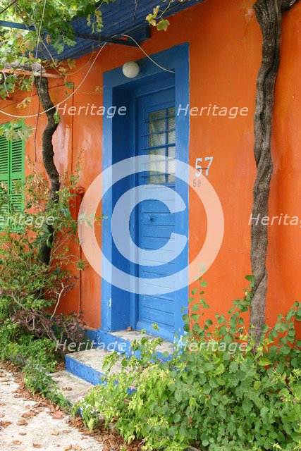 Colourful House, Assos, Kefalonia, Greece.