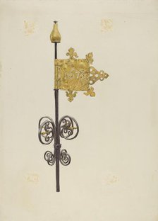 Weather Vane, c. 1938. Creator: Lucille Chabot.