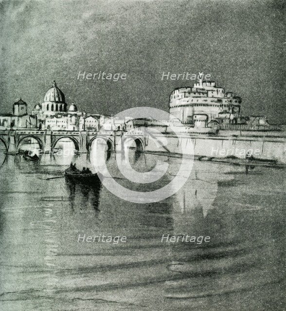 'Rome and the Tiber. A Pageant Set on Seven Hills', 1928. Creator: Donald Maxwell.