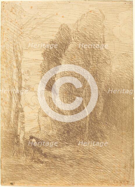 Hide-and-Seek (Cache-cache), 1858. Creator: Jean-Baptiste-Camille Corot.