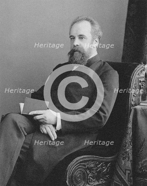 Portrait of Sergei Mikhailovich Tretyakov (1834-1892), 1881.