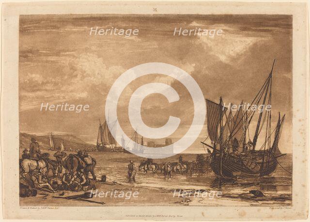Scene on the French Coast, published 1807. Creator: JMW Turner.