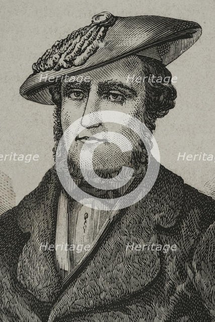 Martin Zurbano (1788-1845), Spanish guerrilla fighter, 1879.  Creator: Unknown.