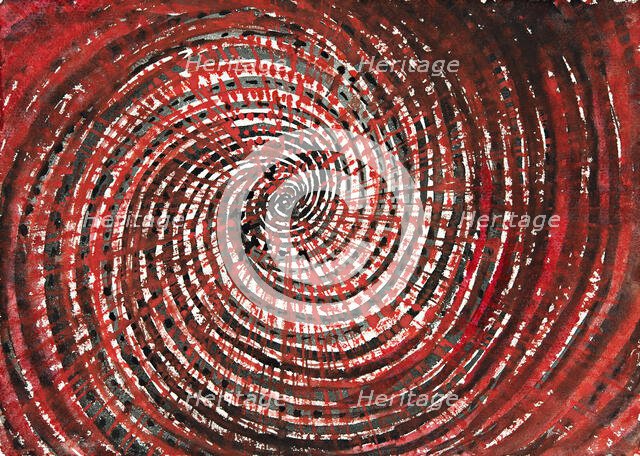 On the Viewing of Flowers and Trees, 1922. Creator: Hilma af Klint (1862-1944).