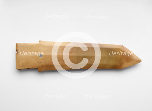 Dagger-axe (ge ?), Late Shang dynasty, ca. 1300-1050 BCE. Creator: Unknown.