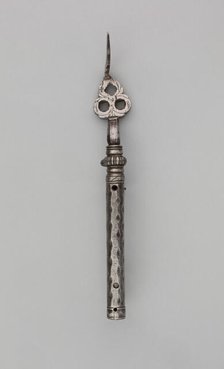 Wheel-Lock Spanner, Turnscrew, and Adjustable Powder-Measure, Germany, first half of 17th cent. Creator: Unknown.