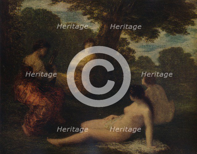 'La Causerie', c1878, (1938). Artist: Henri Fantin-Latour.