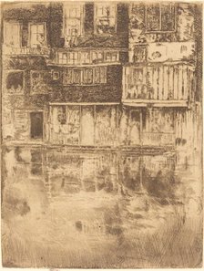 Square House, Amsterdam, 1889. Creator: James Abbott McNeill Whistler.