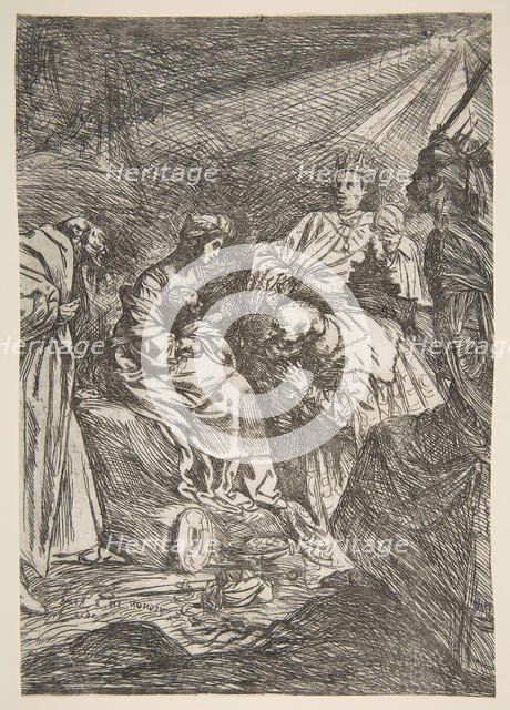 The Adoration of the Magi, 1619. Creator: Claude Vignon.