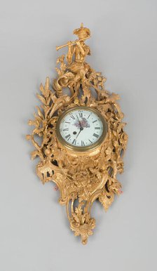 Wall Clock, England, c. 1750. Creator: Unknown.