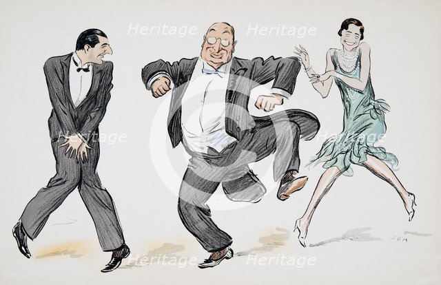 Dancing the Charleston, from 'White Bottoms' pub. 1927.