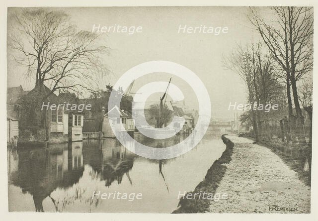 Ware, Herts, 1880s. Creator: Peter Henry Emerson.