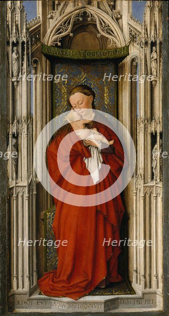 Virgin and Child in a Niche, ca. 1500. Creator: Netherlandish Painter (ca. 1500).