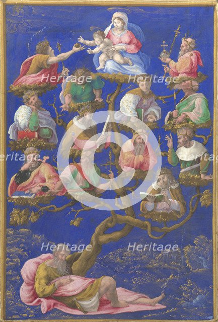 The Tree of Jesse, c.1535. Artist: Genga, Gerolamo (1476-1551)