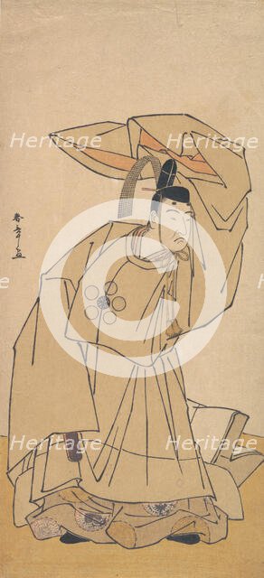 The First Nakamura Nakazo in the Role of Kanshojo, 1780. Creator: Shunsho.