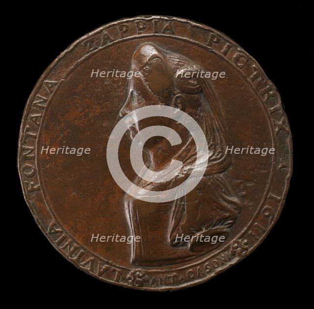 Lavinia Fontana, 1552-1614, Bolognese Painter [obverse], 1611. Creator: Felice Antonio Casone.