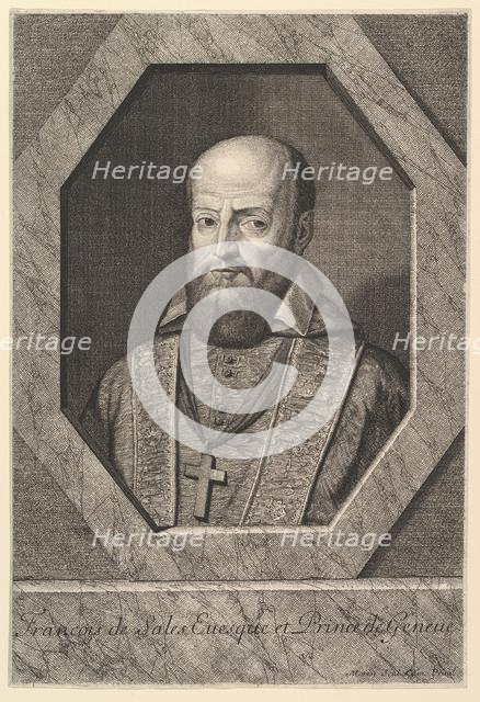 Saint Francois de Sales, eveque de Geneve. Creator: Jean Morin.