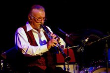 Acker Bilk, English clarinettist, Dorking Halls, Dorking, Surrey.  Artist: Brian O'Connor