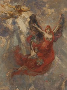Esquisse pour la galerie Sud du Petit Palais : Apothéose (plafond central), 1913. Creator: Alfred Philippe Roll.