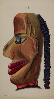 Marionette (Detail), c. 1937. Creator: Elmer Weise.