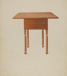 Shaker Table, c. 1938. Creator: Alfred H. Smith.